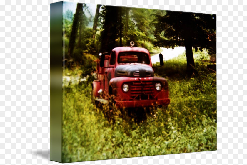 Old Red Truck Off-road Vehicle Car Off-roading Motor Agriculture PNG