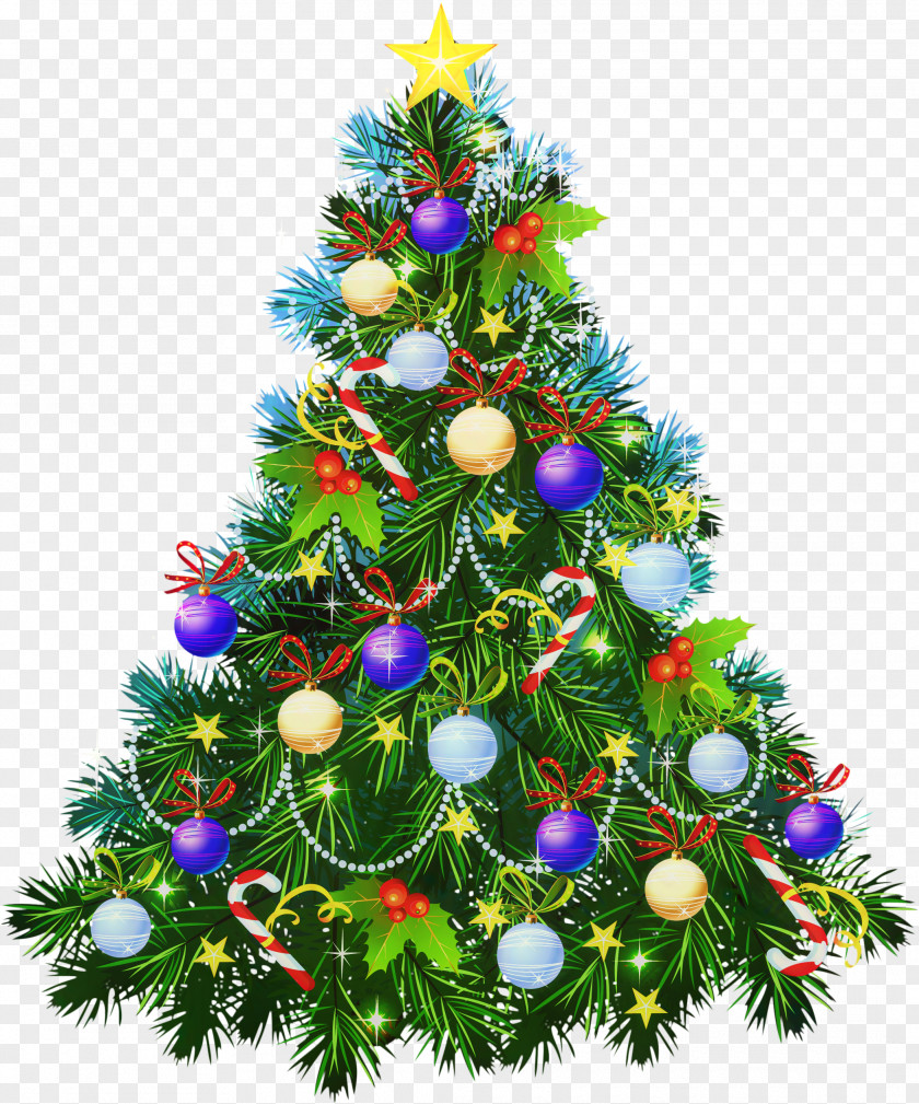 Christmas Tree Santa Claus Day New Year Clip Art PNG