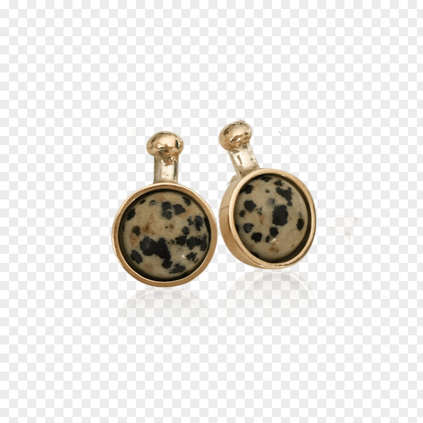 Gemstone Earring Gold Silver PNG