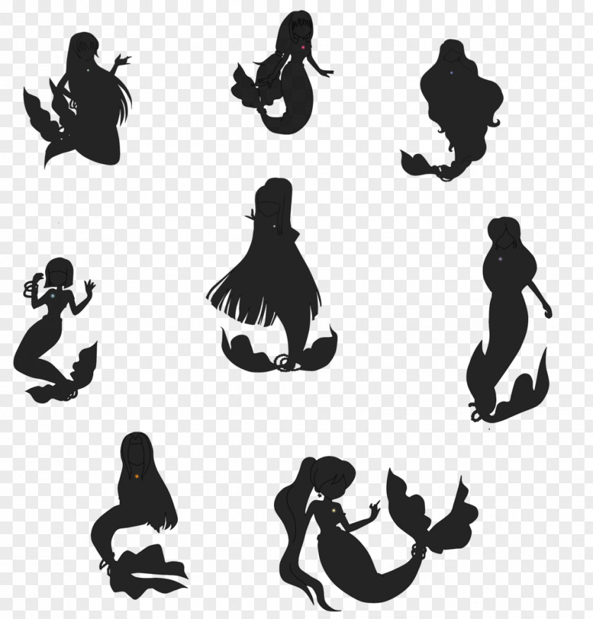 Rock Band Live Performances Vector Silhouettes The Little Mermaid Lucia Nanami Silhouette Melody Pichi Pitch PNG