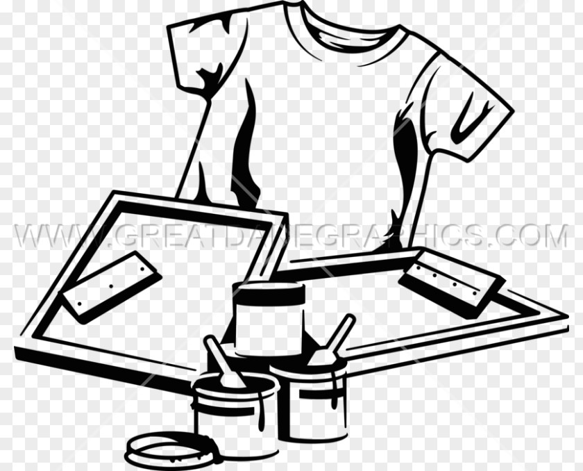 Tshirt T-shirt Simple Screen Printing Press PNG