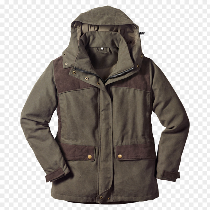 Deep Forest Jacket Sleeve Pocket Collar Hood PNG
