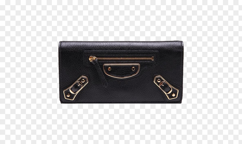 Family Sheepskin Ms. Long Wallet 390 184 Paris Handbag Balenciaga Leather Fashion PNG