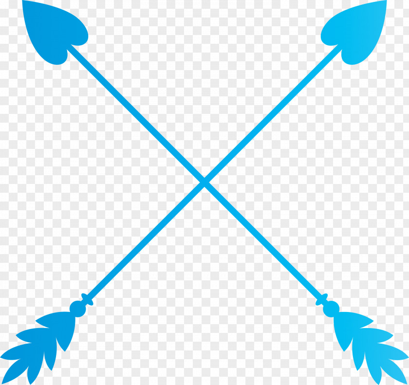 Cross Arrow Cute Hand Drawn PNG