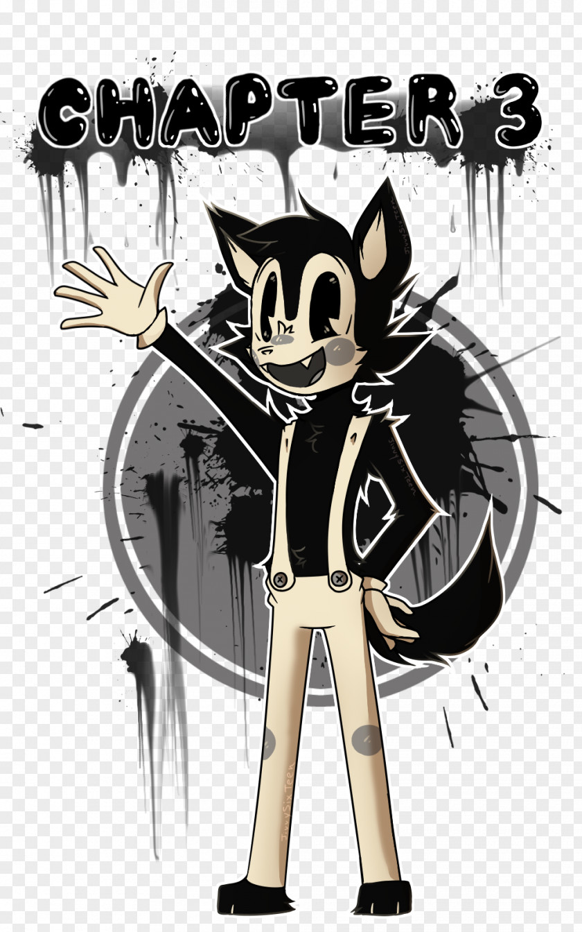 Drawing Bendy And The Ink Machine Doodle Cartoon PNG