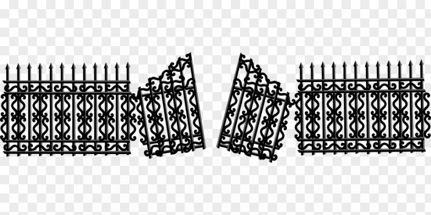 Fence Drawing Gate PNG