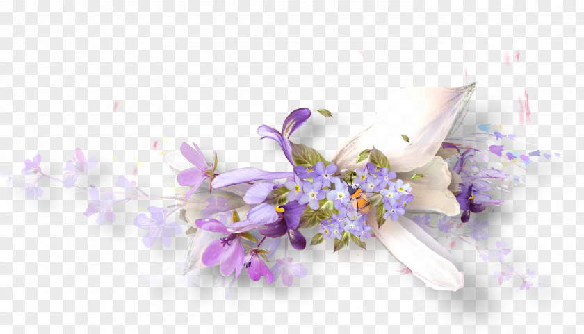 Purple Mosaic Leaf Floral Design Flower PNG