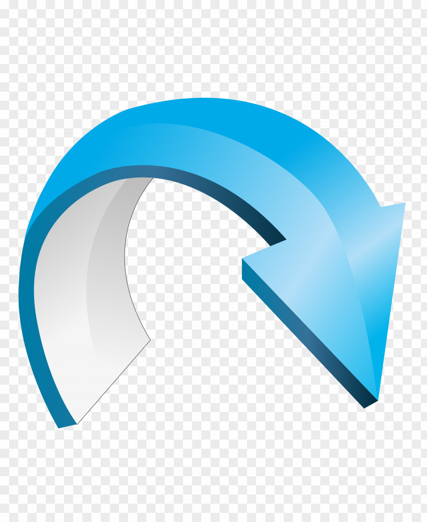 Vector Stereo Blue Circle Arrow Image Icon PNG