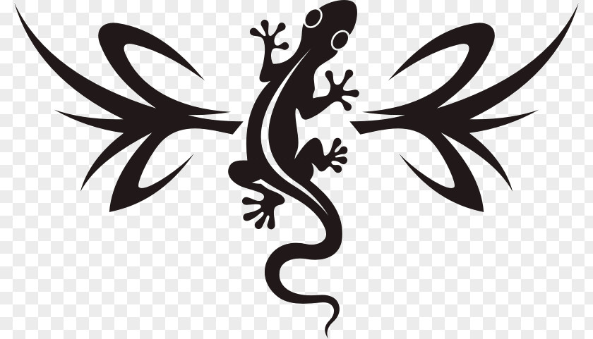 Lizard Reptile Gecko Drawing Tattoo PNG
