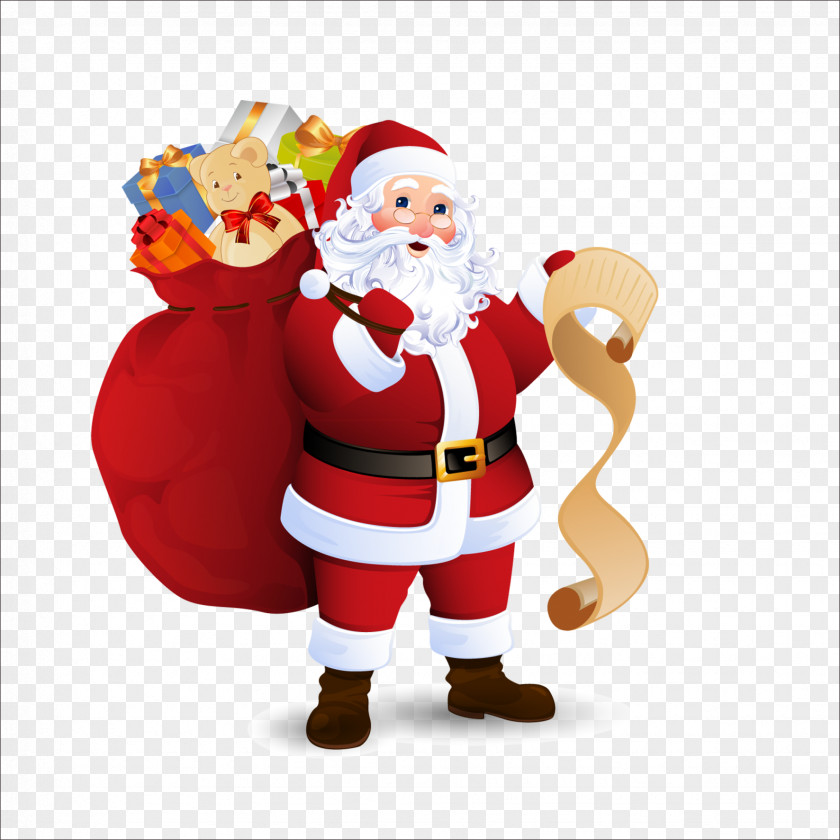 Santa Claus Christmas T-shirt Clip Art PNG