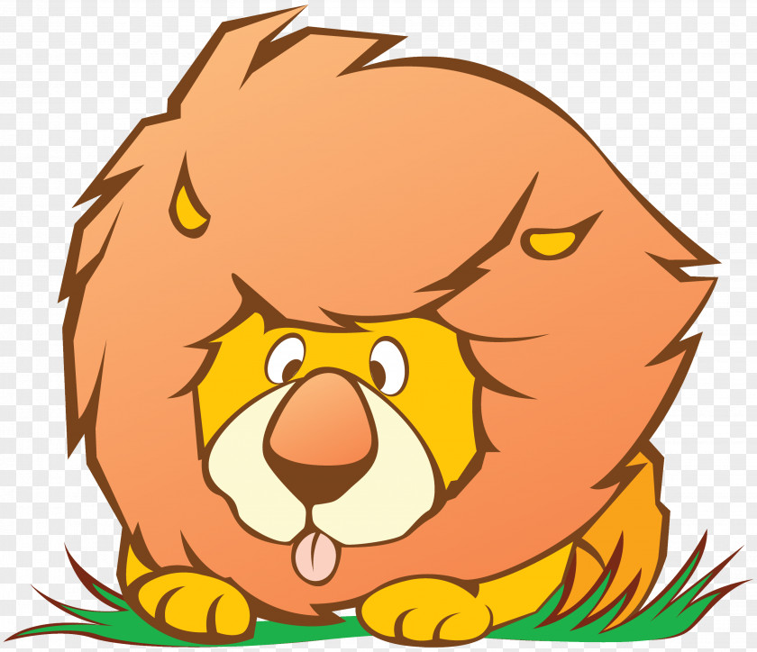 Angry Lion Coloring Book Clip Art Image PNG