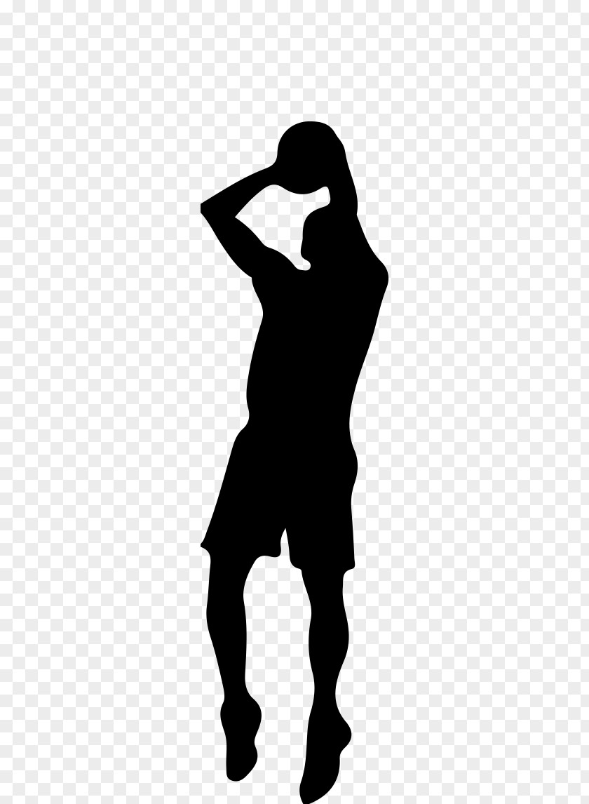 Basketball Player Court Jersey Wall Decal PNG