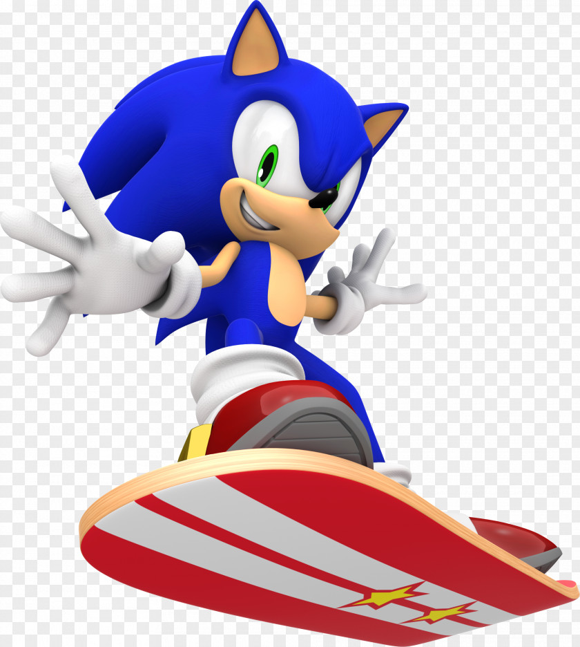 Sonic The Hedgehog Riders Free & Knuckles 3D PNG