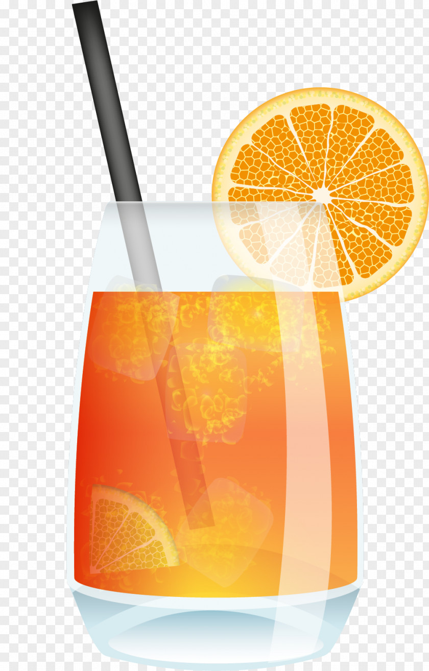 Cartoon Lemon Juice Orange Fizzy Drinks Harvey Wallbanger Sea Breeze PNG