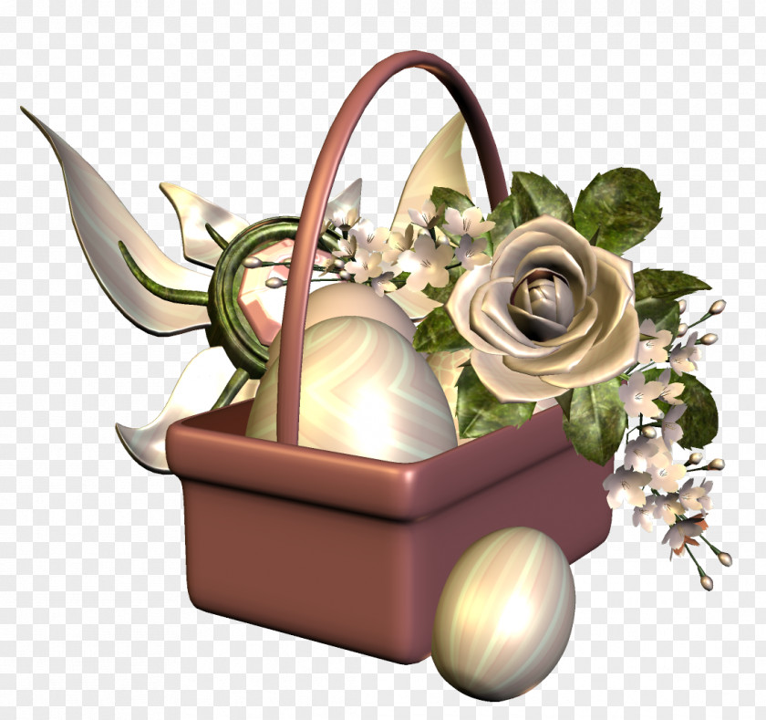 Easter Floral Design Holiday Flowerpot Cut Flowers PNG