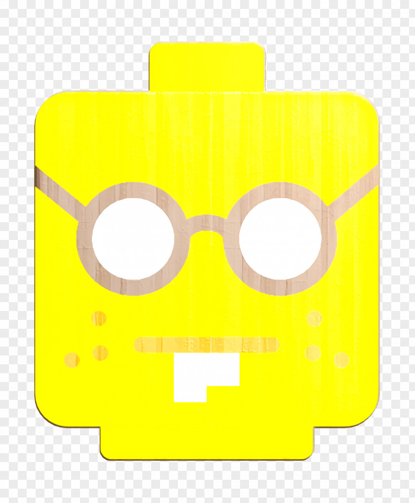 Emoticon Set Icon Nerd Lego PNG