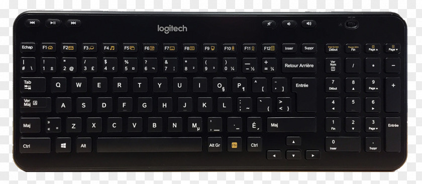 Laptop Computer Keyboard Numeric Keypads Space Bar Touchpad PNG