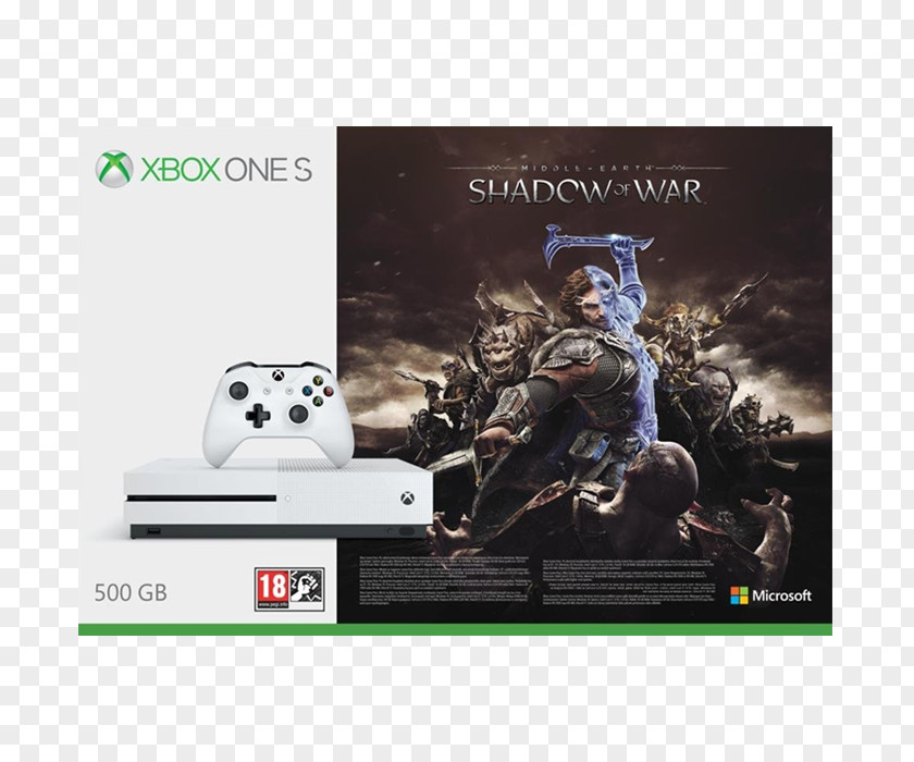 Microsoft Middle-earth: Shadow Of War Mordor Xbox One S Video Game Consoles PNG