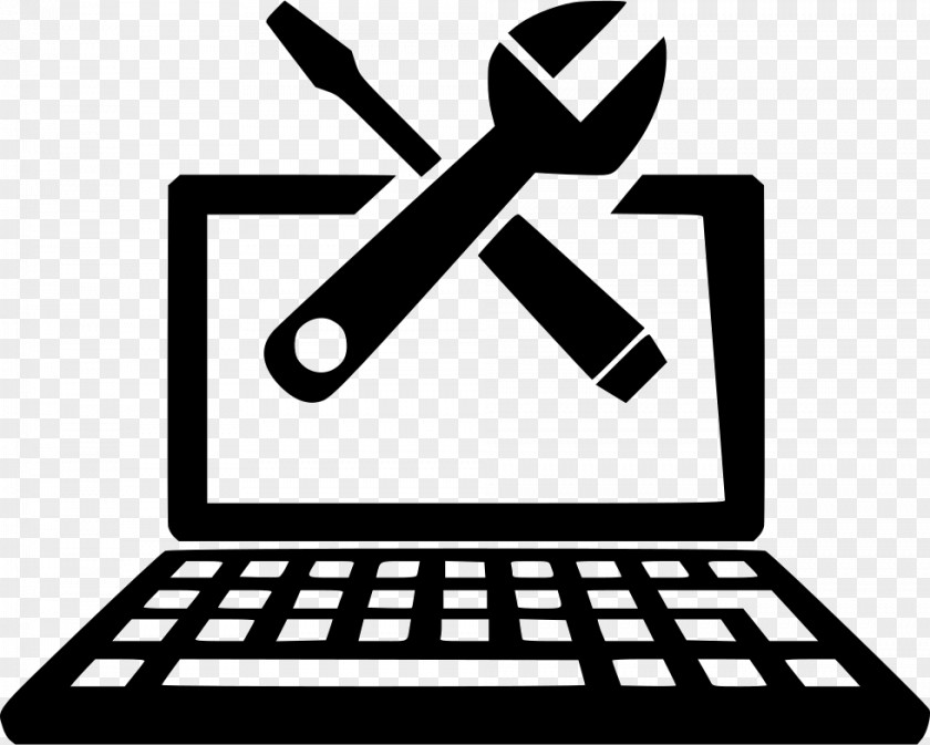 Black And White Laptop Computer Repair Technician MacBook Technical Support PNG