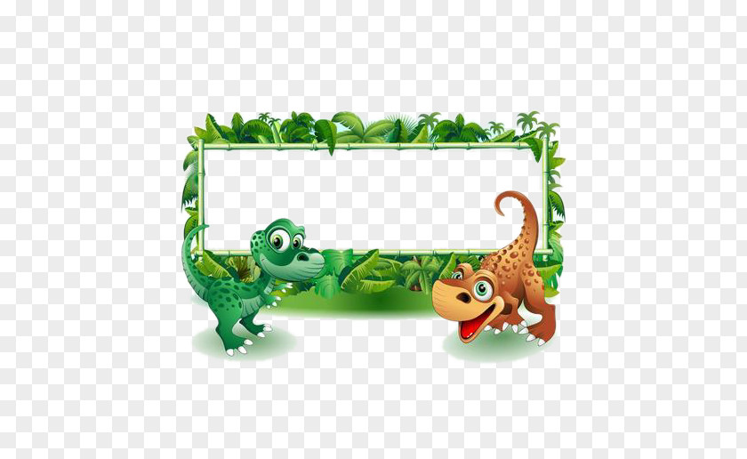 Dinosaur Photo Frame Tyrannosaurus Child Clip Art PNG