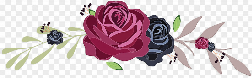 Garden Roses Floral Design Cut Flowers PNG