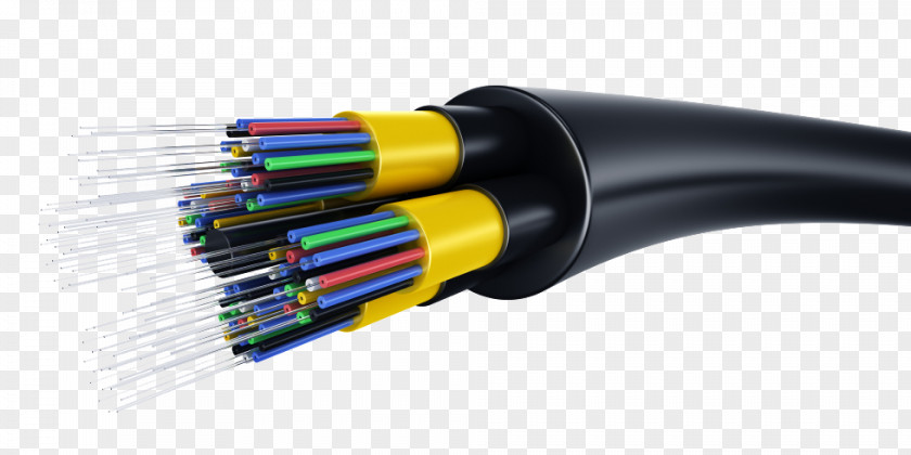 Optical Fiber Cable Electrical Fiber-optic Communication PNG