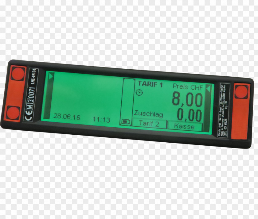 Taxi Meter Taximeter Measuring Scales Printer Display Device PNG