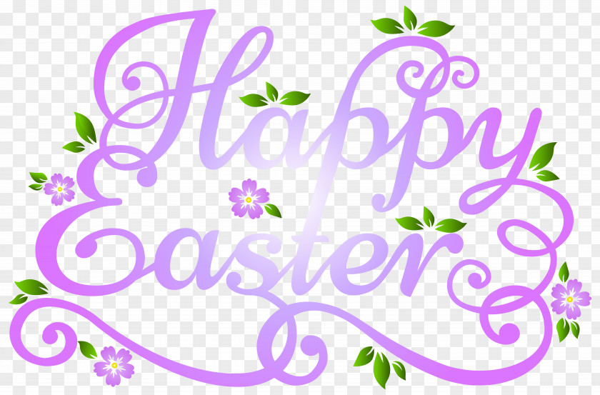 Deco Happy Easter Transparent Clip Art Image Bunny PNG