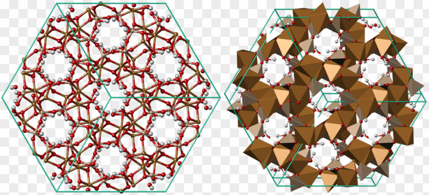 Dioptase Crystal Structure System PNG