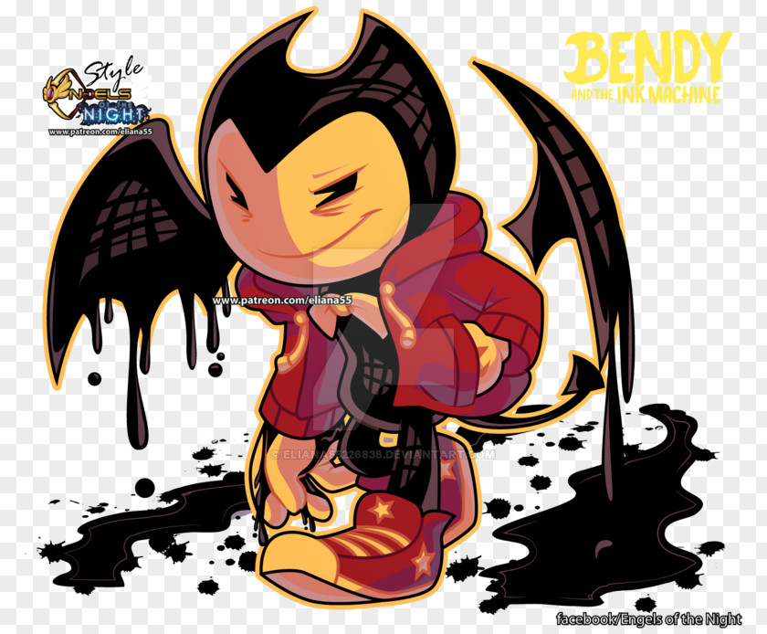 Expression Design Bendy And The Ink Machine Drawing Demon DeviantArt PNG