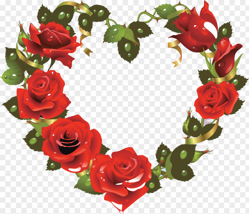 Flowers For Women Day Rose Flower Heart Clip Art PNG