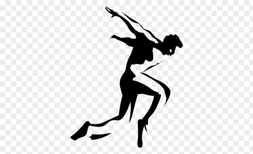 Silhouette Dance Studio PNG