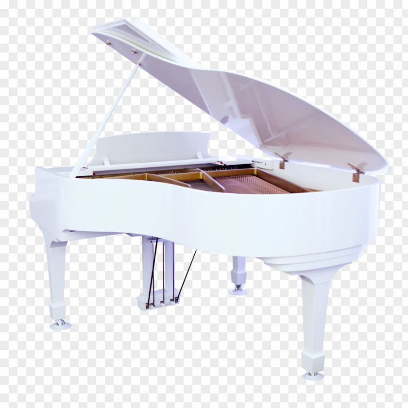 White Piano Musical Instrument PNG