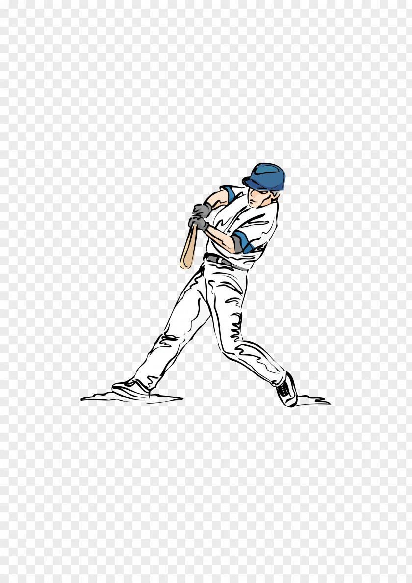 Baseball Cartoon Illustration PNG