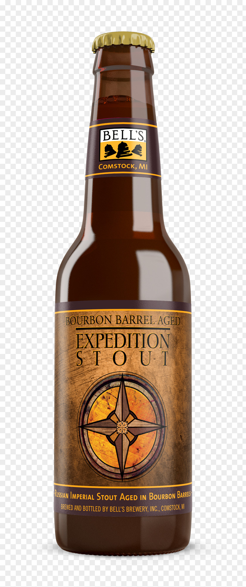 Beer Bell's Brewery Stout Ale PNG