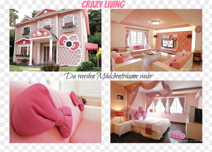 House Hello Kitty Interior Design Services Room Home PNG
