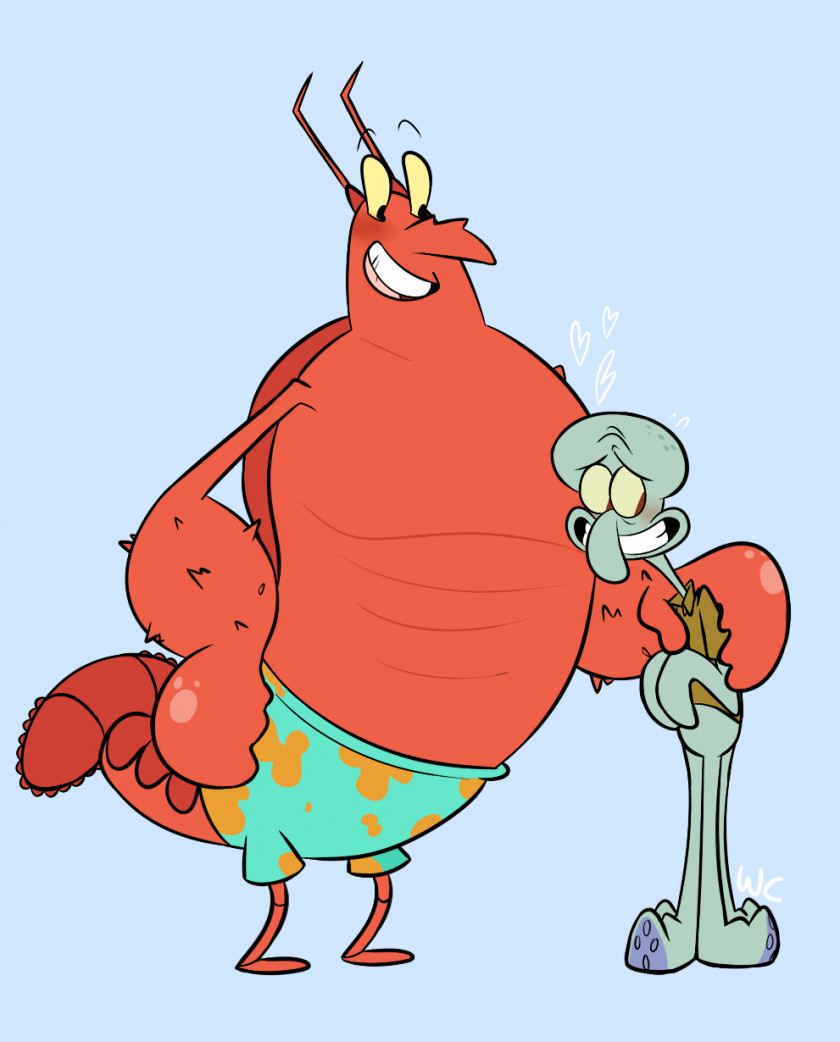 Lobster Patrick Star Squidward Tentacles Larry The Cartoon PNG