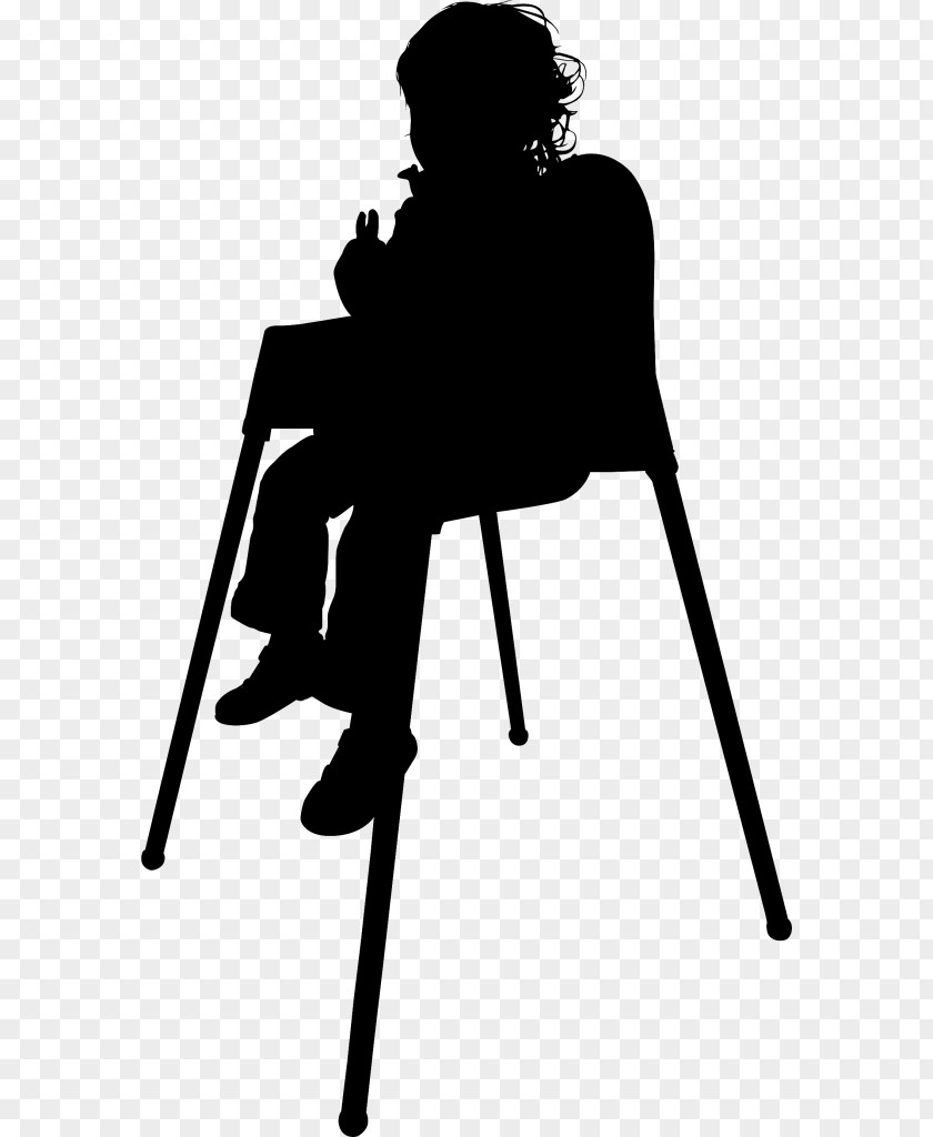 M Sitting Clip Art Product Design Chair Black & White PNG