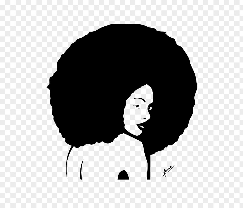 Afro Hair Transparent Images T-shirt Wall Decal Stencil Black PNG