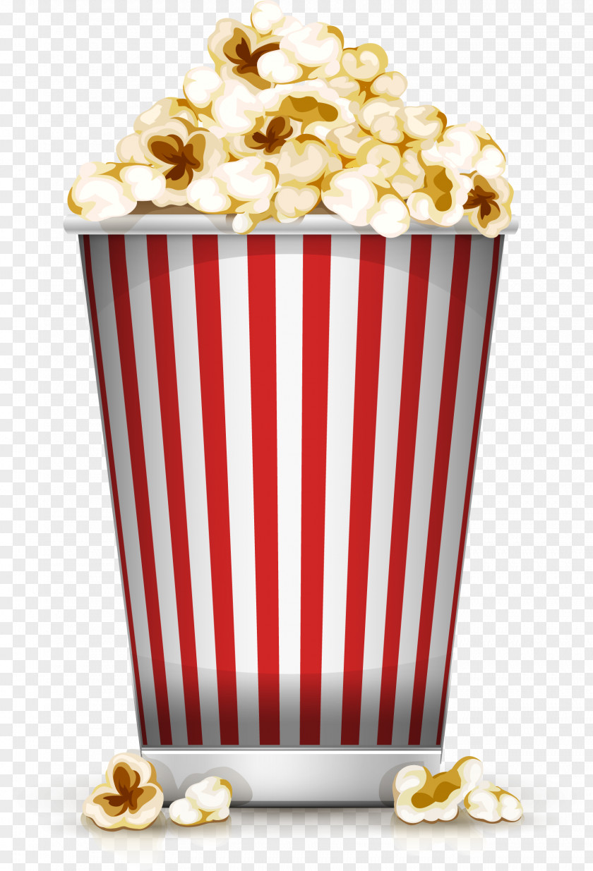 Cartoon Yellow Popcorn Film Cinema Illustration PNG