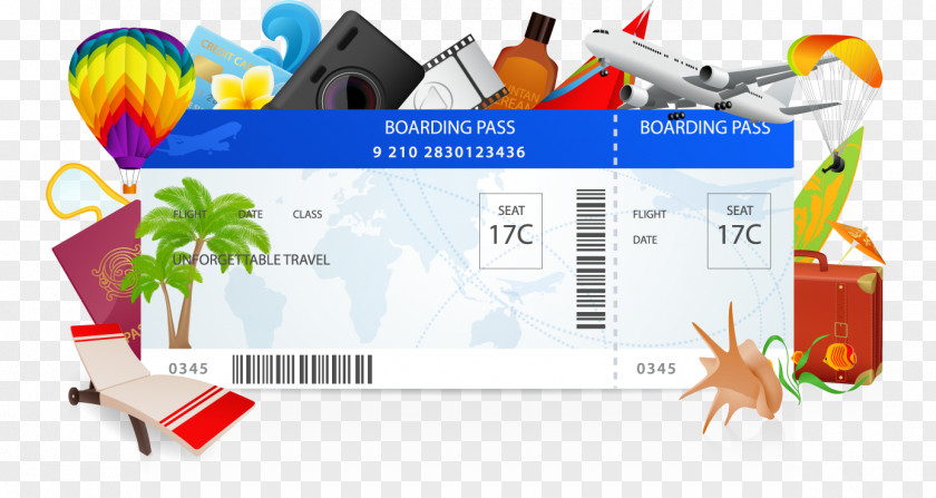 Flights Famous Sights Set Creatives Flight Airplane Aircraft Boarding Pass Airline Ticket PNG