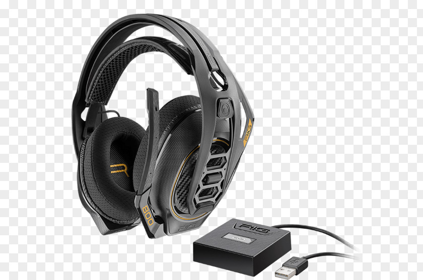 Headphones Plantronics RIG 800LX Xbox 360 Wireless Headset 800HD PNG
