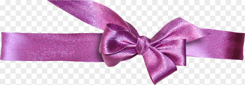 Knot Ribbon Gift Purple PNG