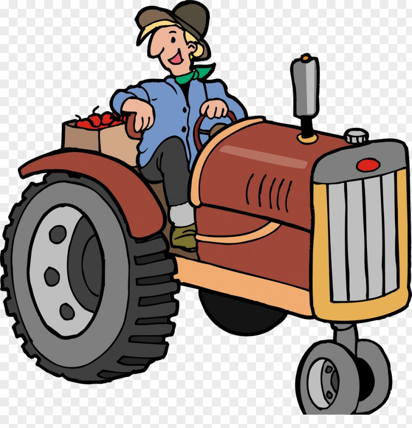 Open Tractor Animation PNG