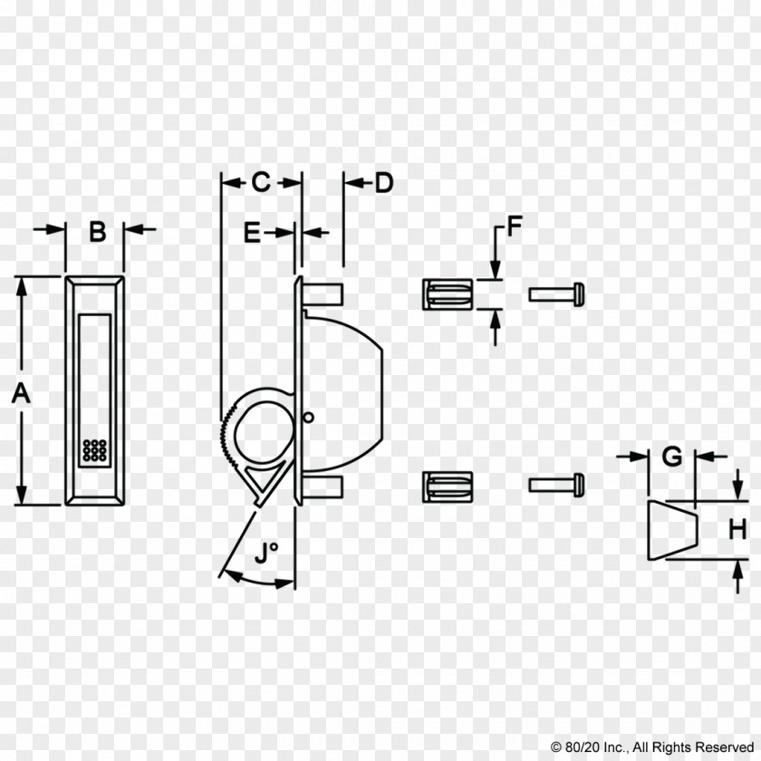 Platinum Safflower Three Dimensional Door Handle Drawing Line Technology PNG