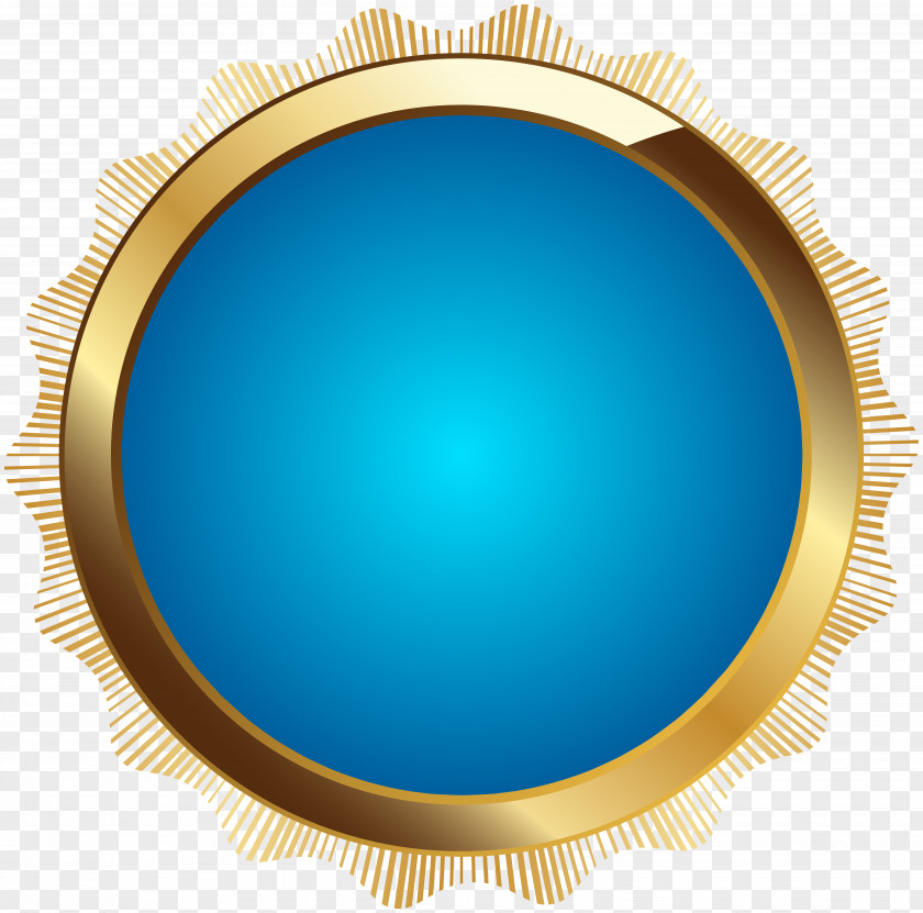 Seal Badge Blue Transparent Clip Art Circle Microsoft Azure PNG