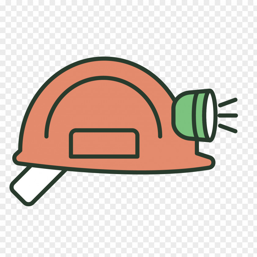 Vector Helmet Lights Electric Light Lamp Clip Art PNG