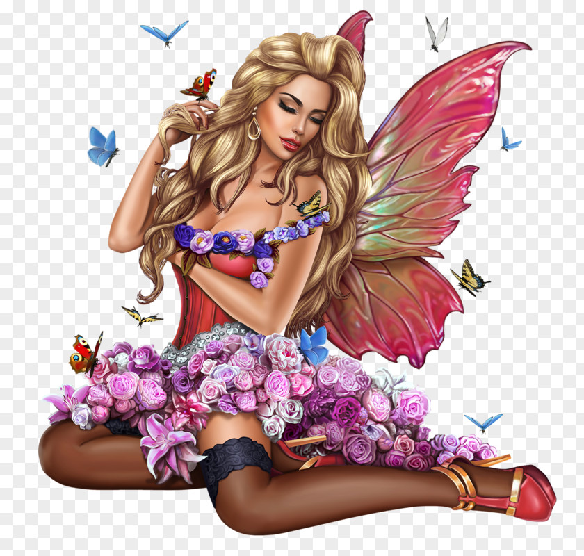 Angel Woman Fairy Child PNG