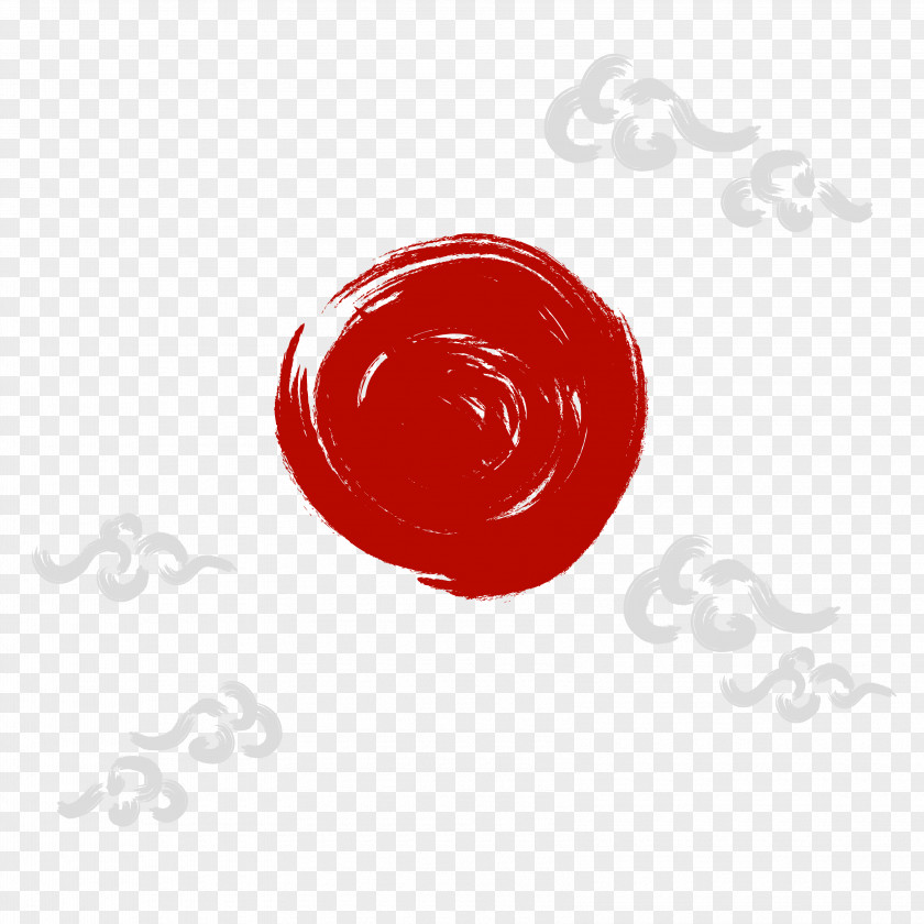 China Wind Vector Ink Red Download Clip Art PNG