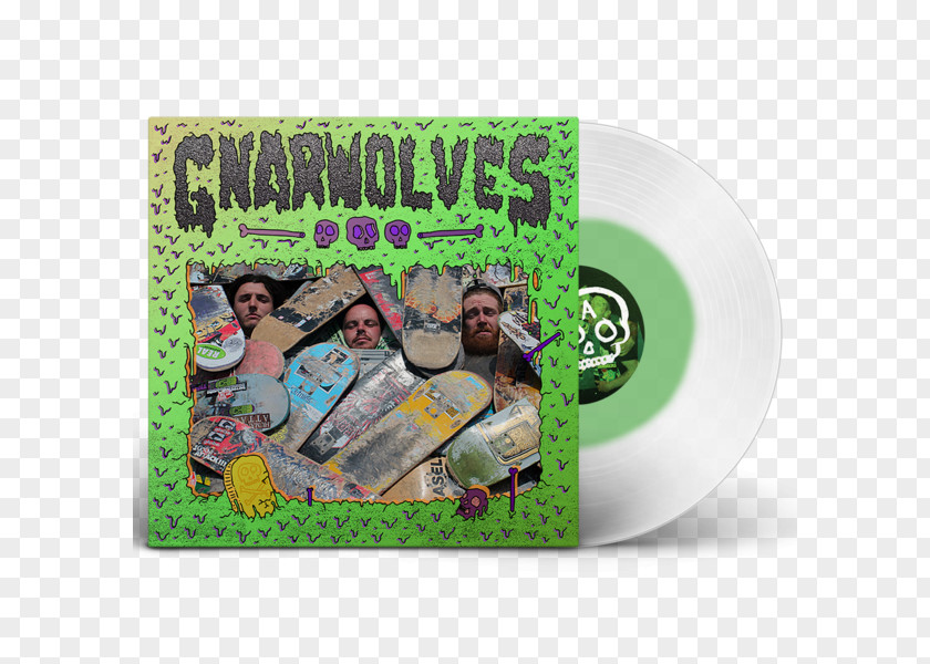 Clothing Distro Brighton Gnarwolves Phonograph Record Punk Rock LP PNG